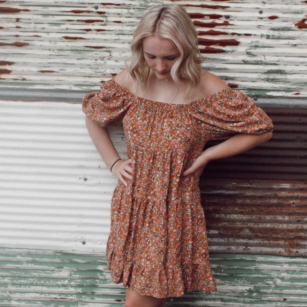 WILD FABLE OFF THE SHOULDER SUNDRESS